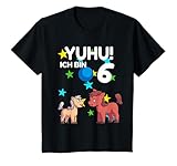 Geburtstagsshirt für Mädchen & Jungen 6. Jahre