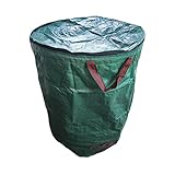 Pochette pour feuilles de jardin - 2 poignées de ceinture à double couture, super cousues - facile à utiliser une quantité de déchets de jardin légers à moyens, poubelle