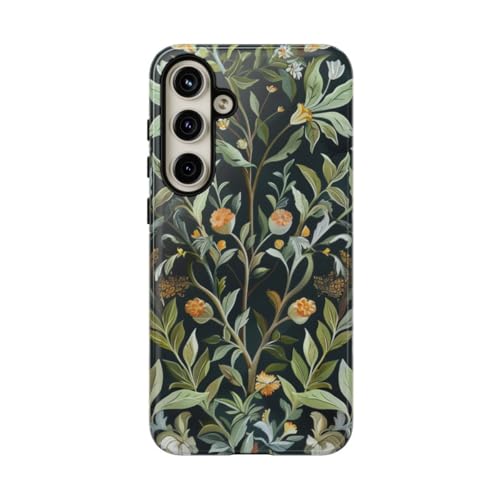Coque Samsung S24 Plus illustration botanique rigide brillante