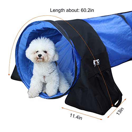 GeerDuo 2 Pack Dog Agility Tunnel Sandbags, Dog Agility Equipment, Dog Agility Training (Sandbags,2 Pack)
