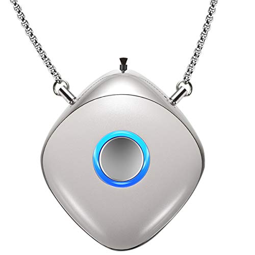 Personal Travel Mini Portable Air Purifier, Negative Ion Purifier, Necklace Wearable for Both