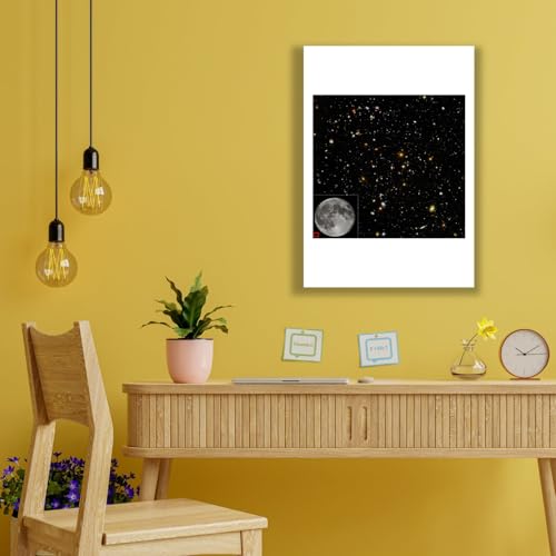 Cuadro astronómico Hubble Ultra Deep Field: impresión artística mate 2
