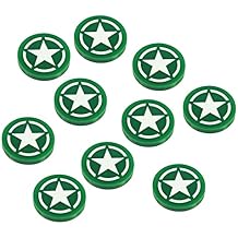 LITKO World War Two Miniature Wargames National Faction Token Game Pieces Compatible with Bolt Action 10 American Army