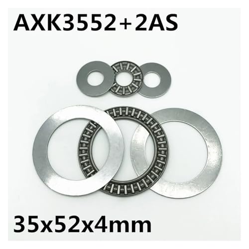 Rodamiento AXK3552 axial de agujas 35x52x4 mm para eliminar holguras en el eje 2