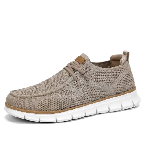Image of Socviis Mens Slip-on Loafers Comfortable Boat Beach Shoes Mesh Casual Walking Sneakers