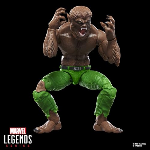 Marvel Legends Series Werewolf By Night, Marvel Comics Collectible 6-Inch Scale Action - image 7