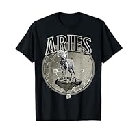 Aries Tee Men Zodiac Sign Aries T-Shirt