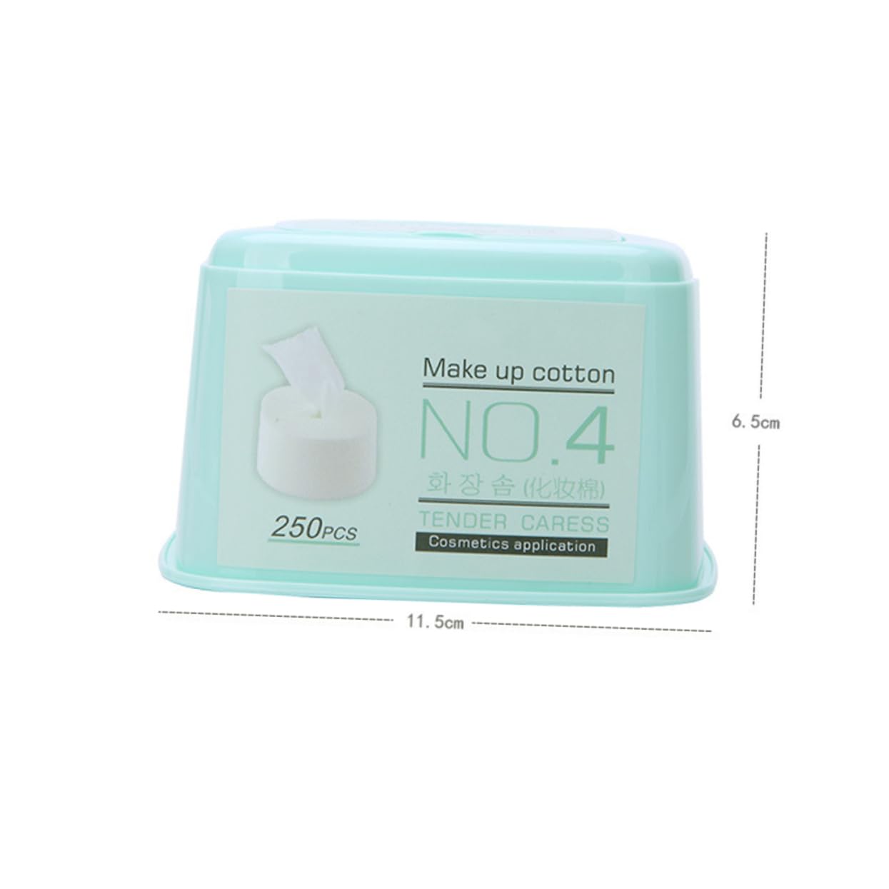 FOMIYES Extracted Cotton Pads 2 Pack Makeup Remover Facial Nail Polish Gentle Skin-Friendly Random Color