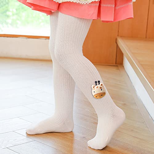 KAGAYD Baby Girls Tights Cute Pant Cable Knit Warm Leggings Cartoon Warm Panty Hose Soft and Elegant Pants Spring4