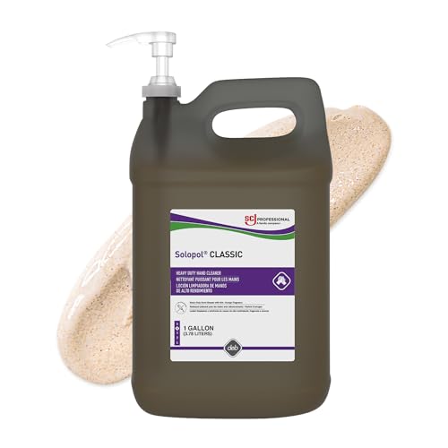 SC Johnson Professional Solopol Classic Solvent-free Heavy Duty Hand Cleaner 1 Gallon Pump Bottle for Professional Use Only