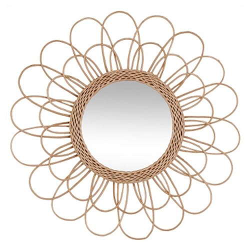 WELL HOME - Espejo Flor de ratán D.56cm