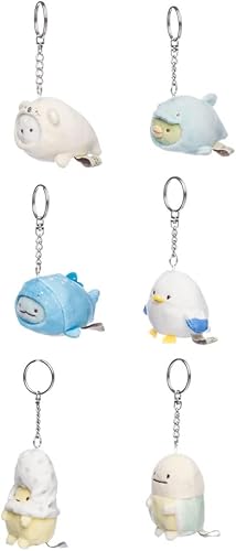 Miniatura 3 de SUMIKKOGURASHI San-X - Peluche original de animales marinos (1 de 6 piezas), Azul