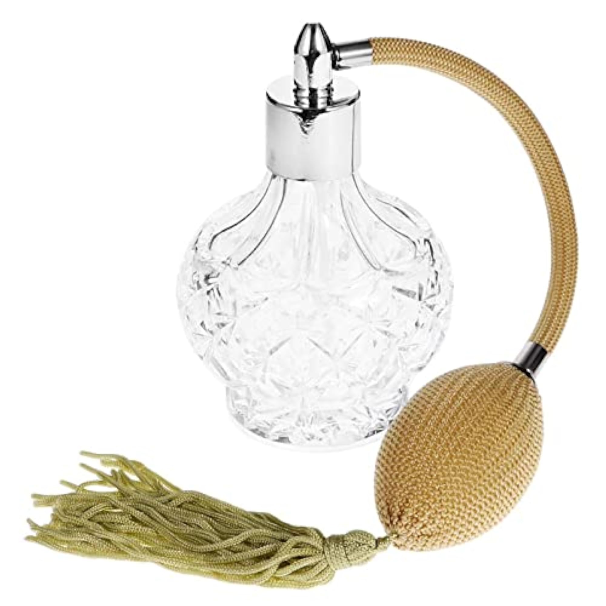 Vintage Style Perfume Spray Bottle, 80ml Fine Mist for Gift