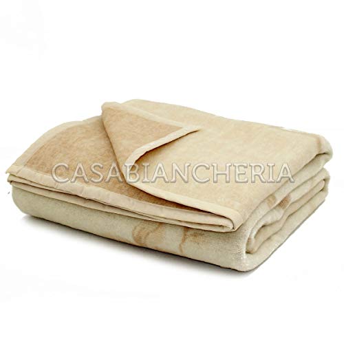 Somma Coperta Matrimoniale di Pura Lana Vergine