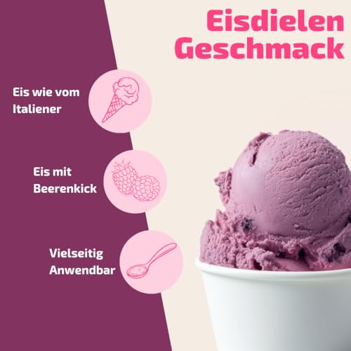 Brombeer Eispaste │ Fruchtige Intensität mit einer feinen, beerigen Note │ MEGA GESCHMACK │ Pimpe deine Eis, Desserts, Getränke uvm mit einer extra Portion Geschmack auf │ Inhalt 250 g – Bild 3