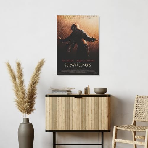 Image of Good Hope Hollywood Movie Shawshank Redemption Motivational Quote Poster (12 x 18 Inch) For wall decor home decor bedroom living room Gift Paintings wallpaper Hostel Boys Girls.