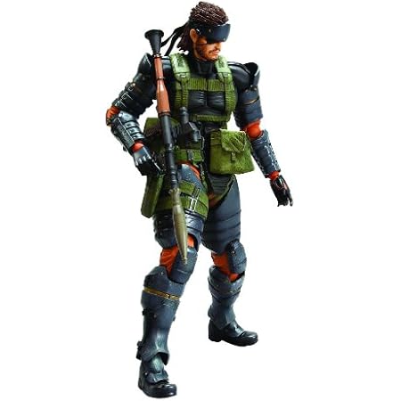 Amazon Com Square Enix Metal Gear Solid Peace Walker Play Arts Kai Snake Action Figure Battle Dress Version Toys Games