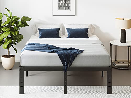 image for FSCHOS 12 Inch Metal Platform King Size No Box Spring Needed, Heavy Du