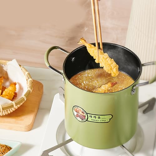 Evita salpicaduras usando sartenes pequeñas para papas fritas con cesta integrada 5