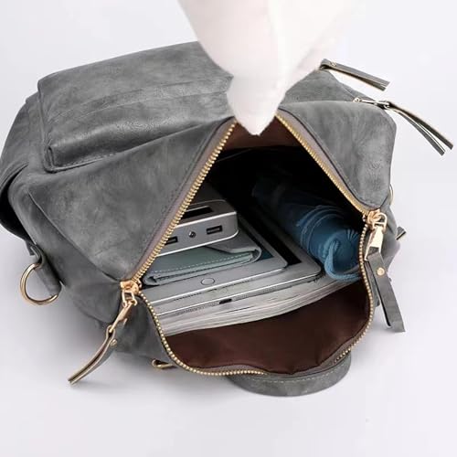Image of Women's Fashion Backpack Purse for Women Leather Multipurpose Design Ladies Shoulder Bag Travel bag Satchel Handbags