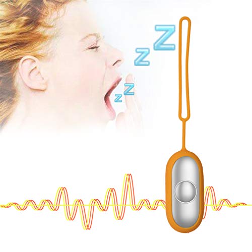 NEWFEIBIN Dormir Masajeador De Tratar El Insomnio Aliviar El Dolor De Cabeza Aparato Relajante con Pulso De Baja Frecuencia para Relajación, Alivio del Estrés,Naranja