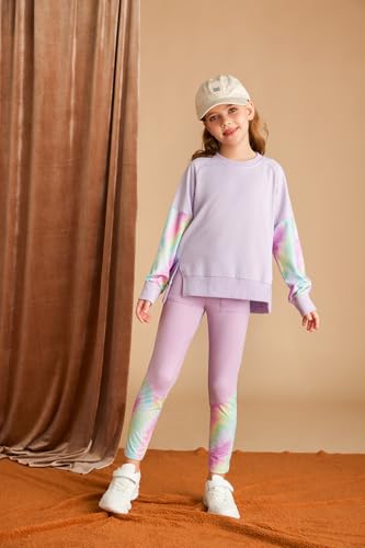 GRACE KARIN Girls Clothes Sweatshirt for Teen Girls Fashion Outfits Sweapants Leggings Tracksuit Clothing Set Size 5-143