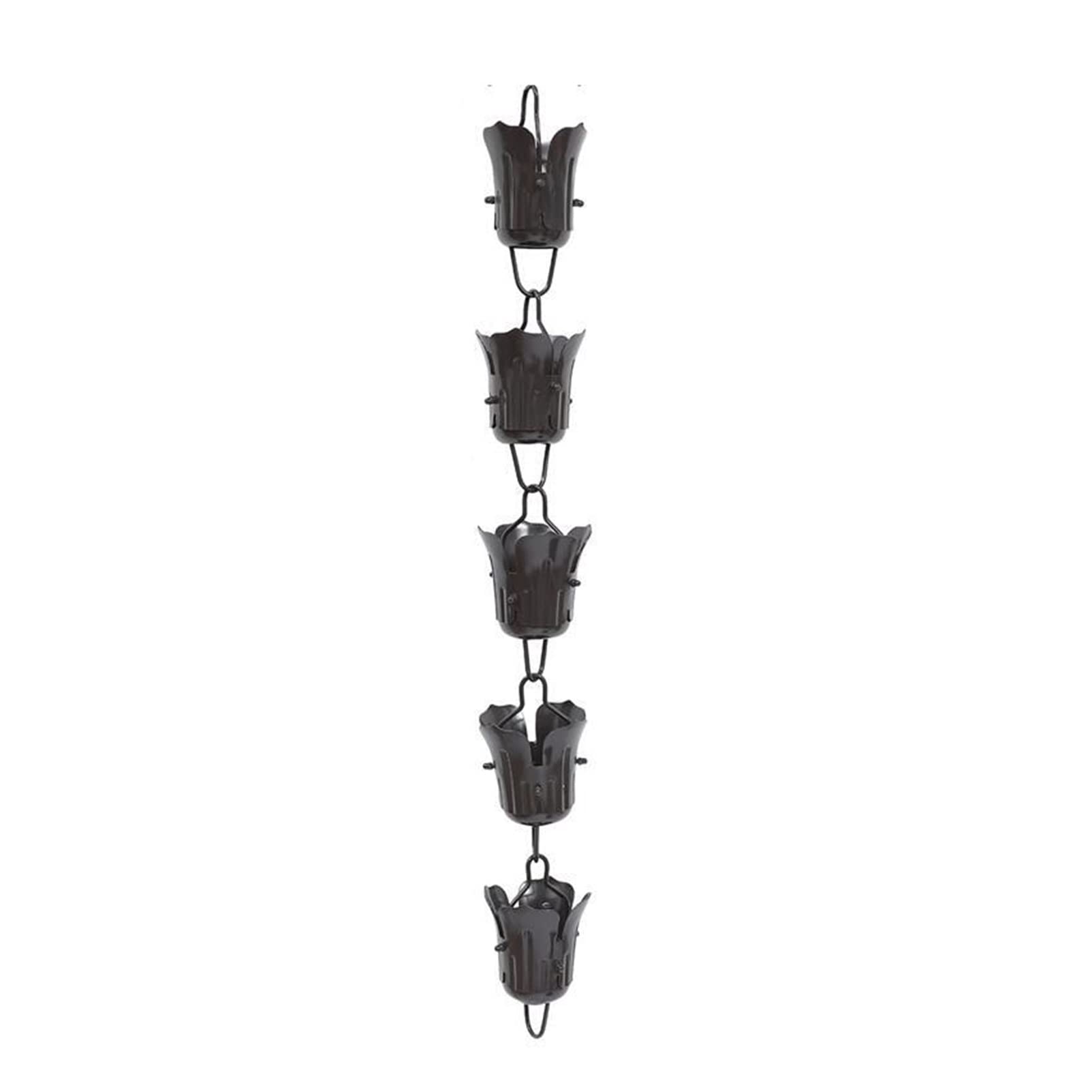 Regenkette, Kreative Regenkette for Downspouts Balkon Regenkette Rinne Downspout Rain Kette for Rinnen for Schwere Regen Dekorative Ersatz for Rinne(C100X11.5cm)