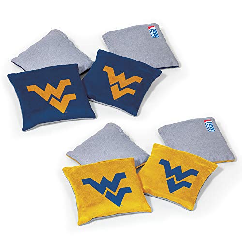 Image of NCAA College Dual Sided Bean Bags by Wild Sports, 8 Count, Premium Toss Bags for Cornhole Set - Great for Tailgates, Outdoors, Backyard
