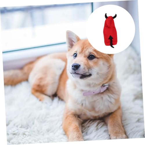 Disfraz Diablo para Perro XL Halloween Calentito miniatura 4