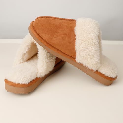 Women's Soft Cozy Indoor Slippers with Non-Slip Slide Design for Bedroom and Home Use3