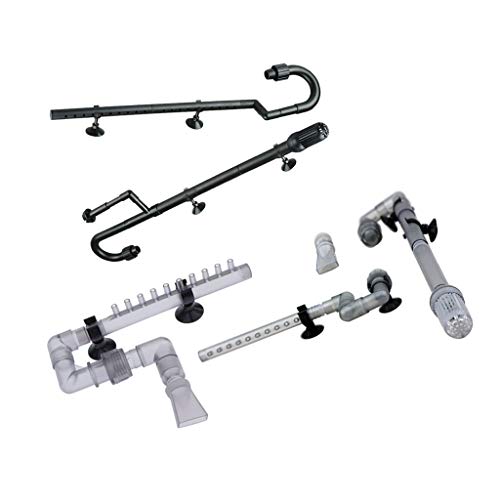 Homozy 1 tubo de saída de entrada de água para filtro de aquário acessórios externos – conforme desc