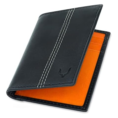 PELLE TORO Minifold Leather Credit Card Holder Wallet Cover