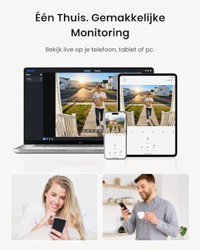 Reolink 2K+ Video deurbel PoE Camera met Chime, 3:4 Hoofd-aan-teen weergave, 2-Weg Audio, Persoon/Pakket Detectie, Waterdicht, Smart Alerts, Ondersteunt Reolink NVR (bedraad, 2024 nieuwe release) - Afbeelding 6