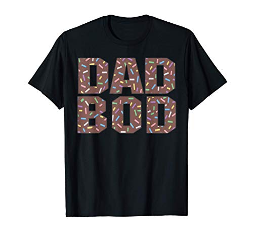 Uomo Dad Bod Design with white Lines Father's Day Gift Tee Maglietta