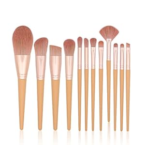 MADALIAN 12 Makeup Brush Set Full Set Of Loose Powder Blush Eyeshadow Brush Beauty Tools