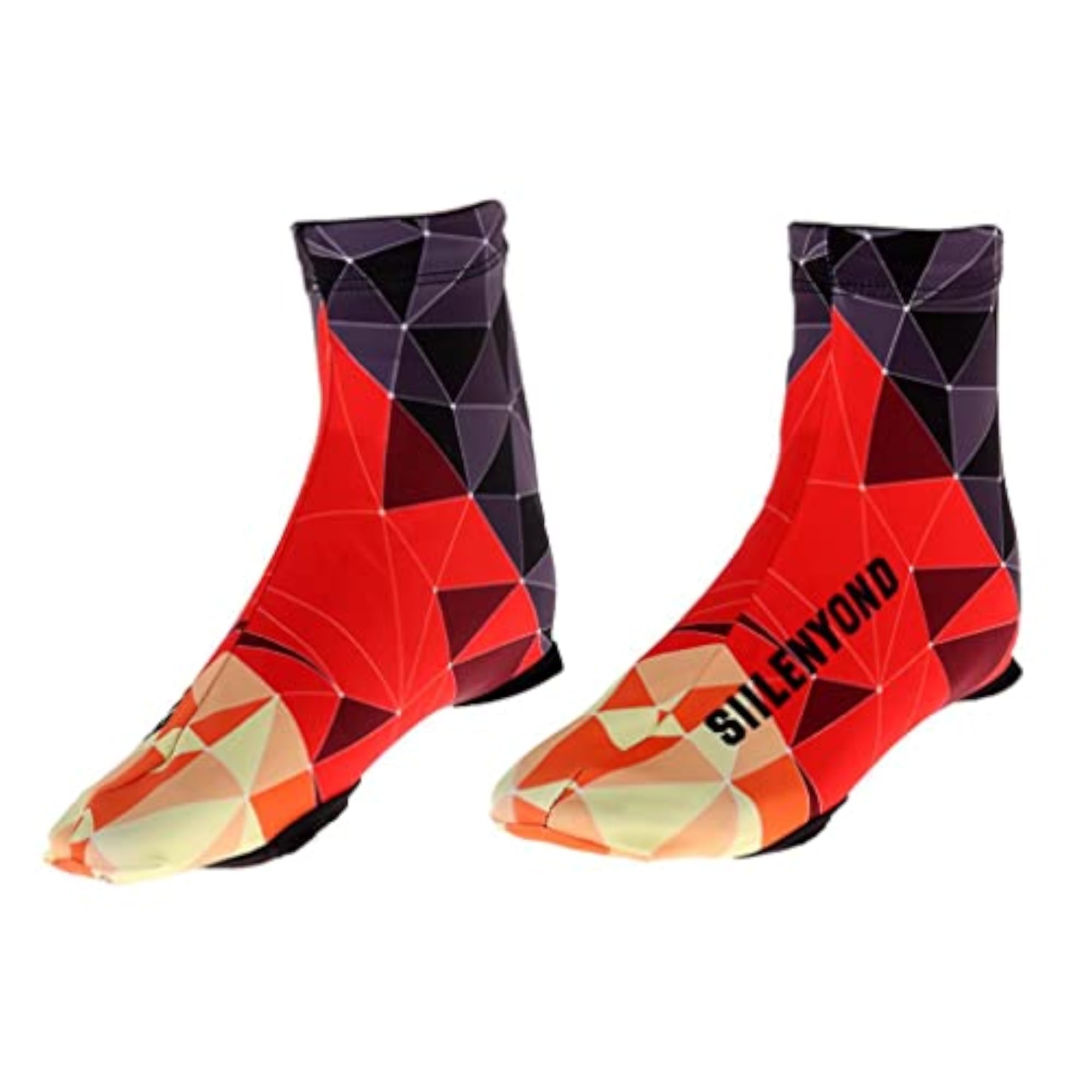 Windproof Bike Cycling Shoe Covers, Orange XL