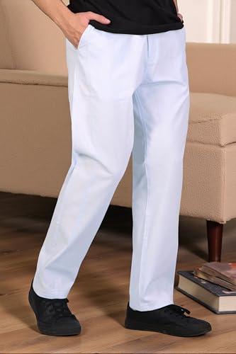 Image of RynoGear Linen Cotton Blend Casual Pants for Men || Trousers for Man || Pants for Man