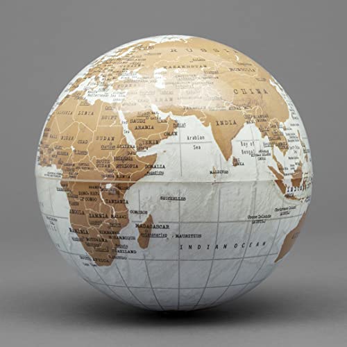 Globe terrestre rotatif de précision au design contemporain - 2