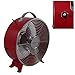 Produktbild Retro Ventilator mit ca. 26cm Durchmesser, 2 Geschwindigkeitsstufen, 25Watt, Sicherheitsgitter, rot