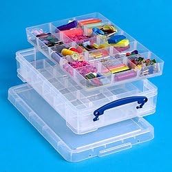 Really Useful 18 Compartment Hobby Organiser Tray for 4,9,22 Litre Box