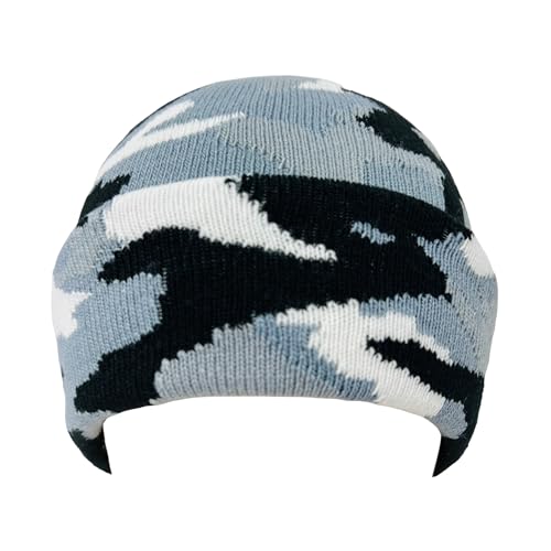 Super Soft Child Unisex Camo Print Winter Knit Beanie3