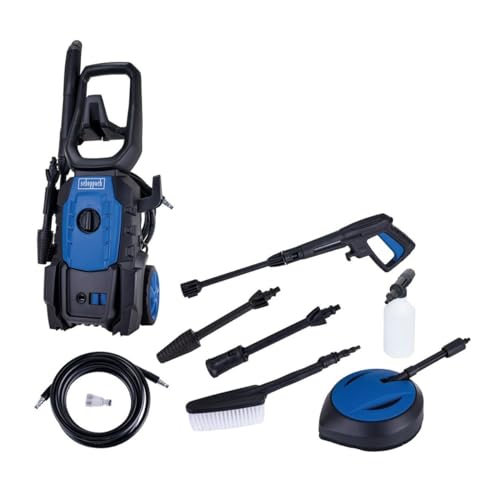 Scheppach HPC1600-KIT Pressure Washer | 1600W | 135 Bar | 420 L/h | 5m Hose | Quick-Connect | Inc. Accessory Kit - Image 4