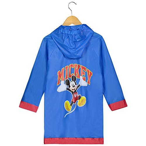 Disney Mickey Mouse Little Boys' Waterproof Outwear Hooded Rain Slicker2