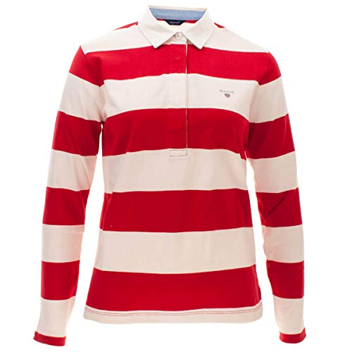 Preisvergleich Produktbild GANT Damen Poloshirt Langarm rot (74) S