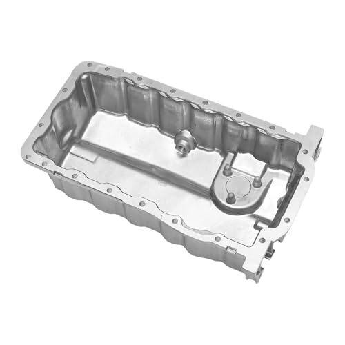 Image of Motoforti No.038103601AK Engine Oil Pan Oil Pan Sump Transmission Oil Pan for Seat Altea 1968 Aluminum Silver Tone