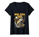 Photo Gallery donna reel cool dad funny uomo vintage big mouth bass fishing maglietta con collo a v Photo Gallery donna reel cool dad funny uomo vintage big mouth bass fishing maglietta con collo a v