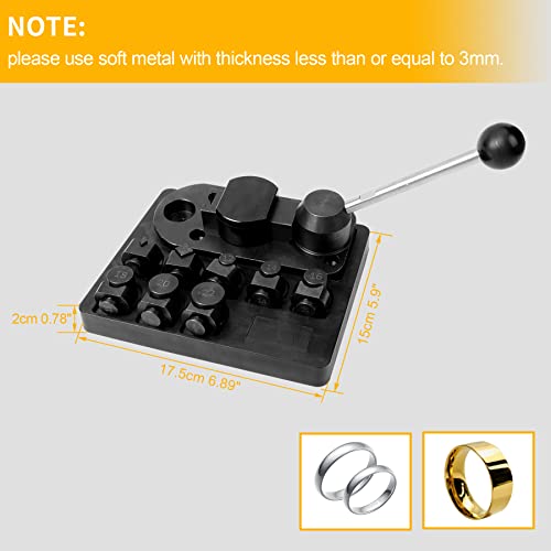 Ring Bender Ring Bending Tool Kit, Ring Making Tool With Nylon Dies Ring Bending Machine, Multi-Functional Jewelry Making Tool, Earring Bending Tool Ring Sizer Measuring Tool #TOP5
