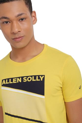 Image of Allen Solly Men's 100% Cotton Regular Fit T-Shirt