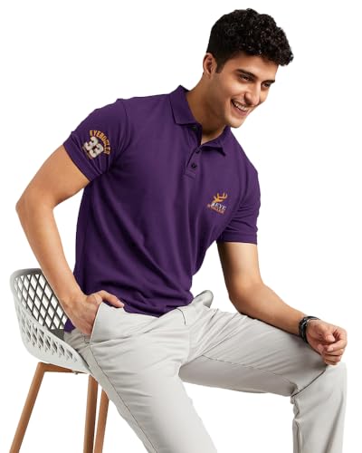 Image of Noble Monk Men's Cotton Blend Regular Fit Polo T-Shirt