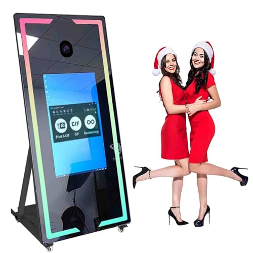 MáQuina Cabine FotográFica Com Espelho MáGico 45''/65'' (Tela SensíVel Ao Toque 22''/32'') +